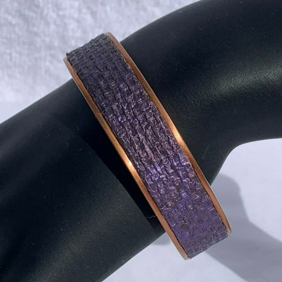 Purple Bangle Women's Bracelet - 2 3/4" Diameter - Picture 4 of 7